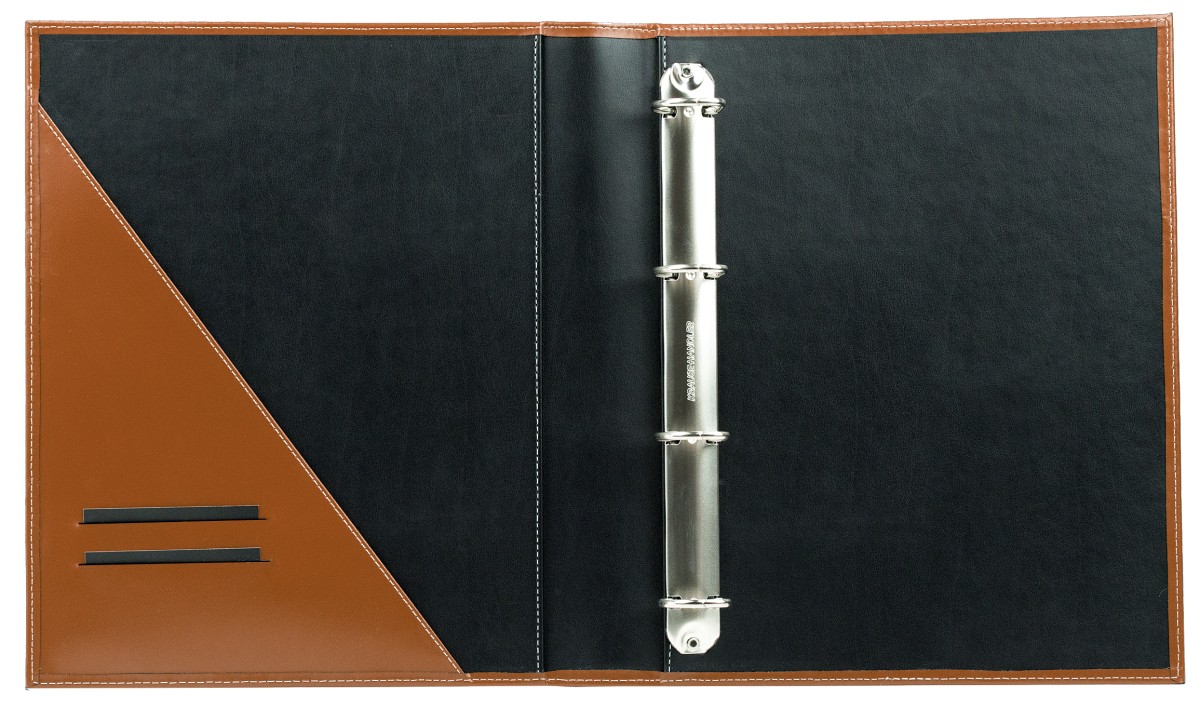 Ordner DIN A4 / DIN A4+ | Echtleder | CAMBRIDGE hellbraun